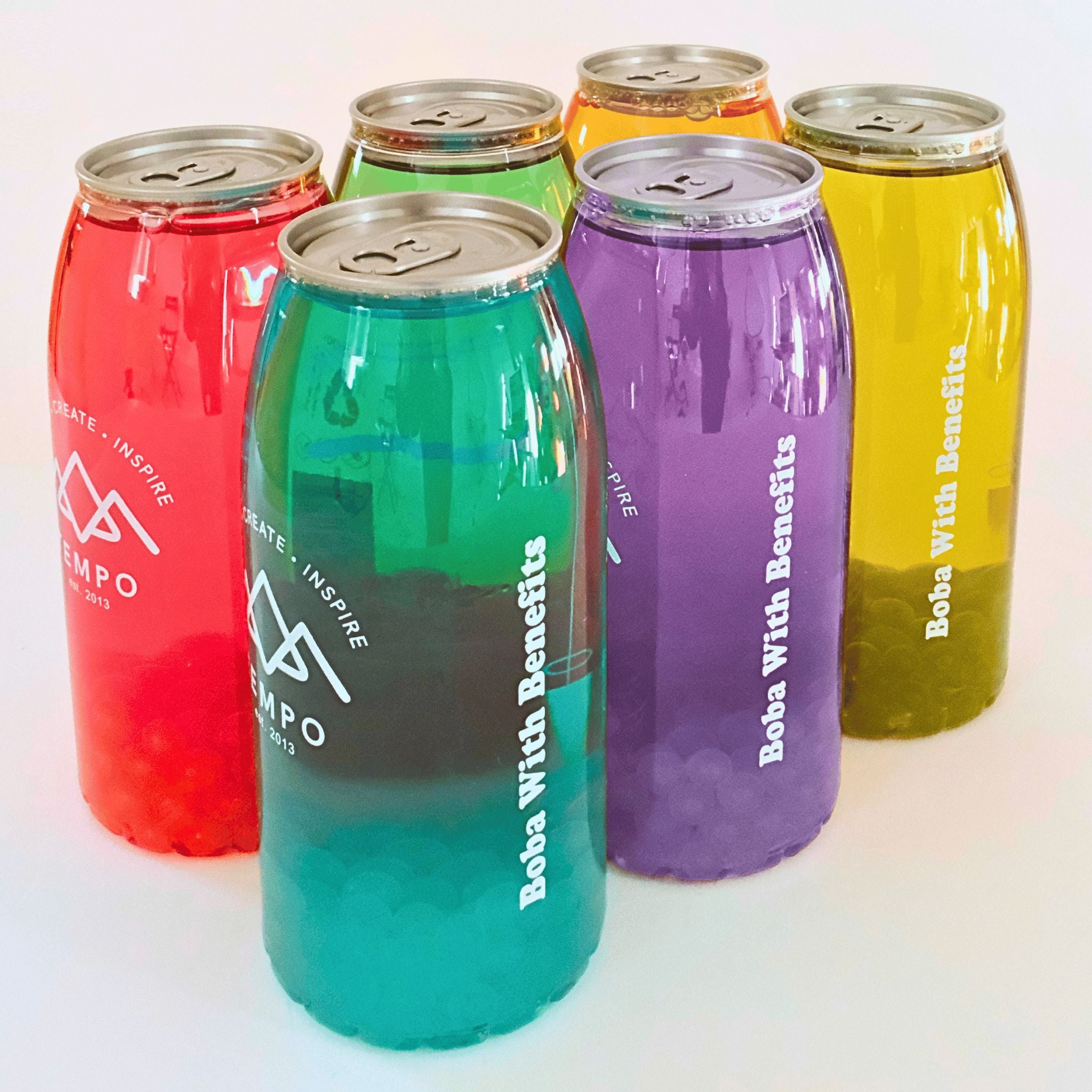 Bubble Tea Cans | Signature Variety - Mixed 6 Pack Bubble Tea Tempo Tea Bar