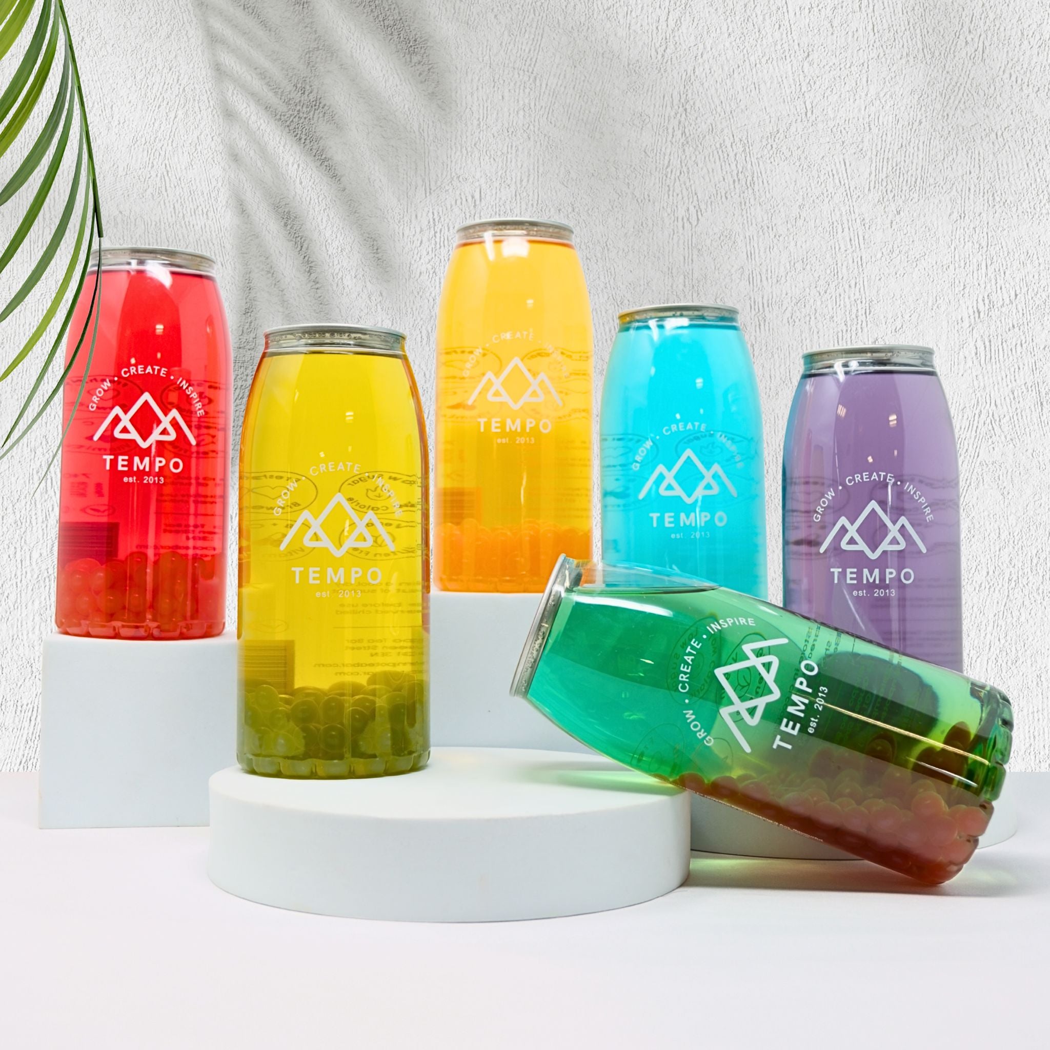 Bubble Tea Cans | Signature Variety - Mixed 6 Pack Bubble Tea Tempo Tea Bar