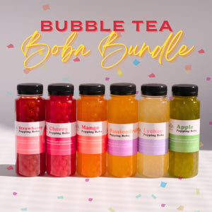 Bundle Box | Popping Boba Bundle | 6 bottles (serves 30) Popping Boba Tempo Tea Bar