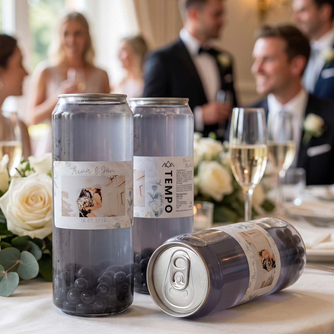 Personalised Bubble Tea Can Ideas for Birthdays, Weddings and Celebrations