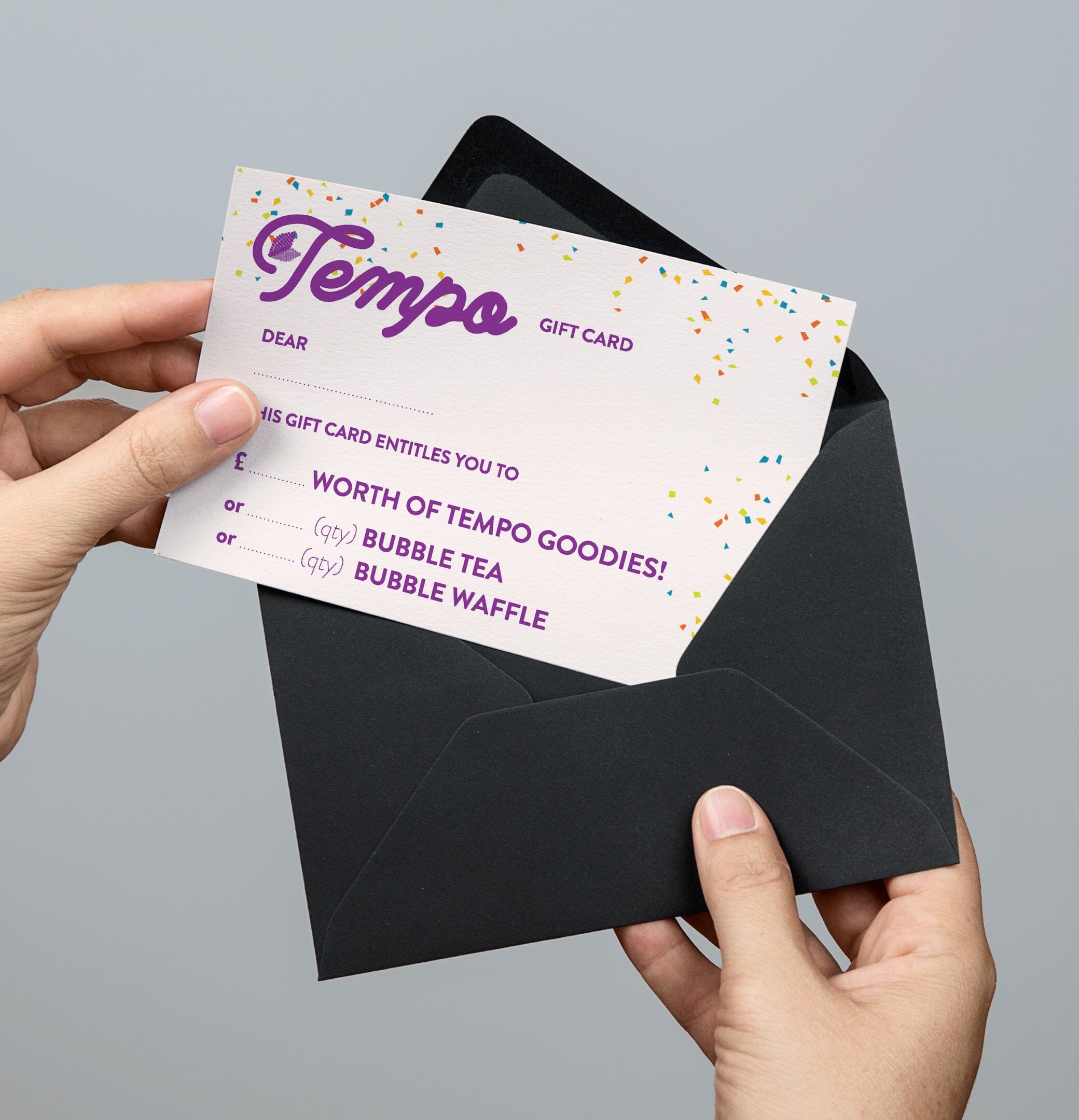 Tempo Tea Bar Gift Card Vouchers