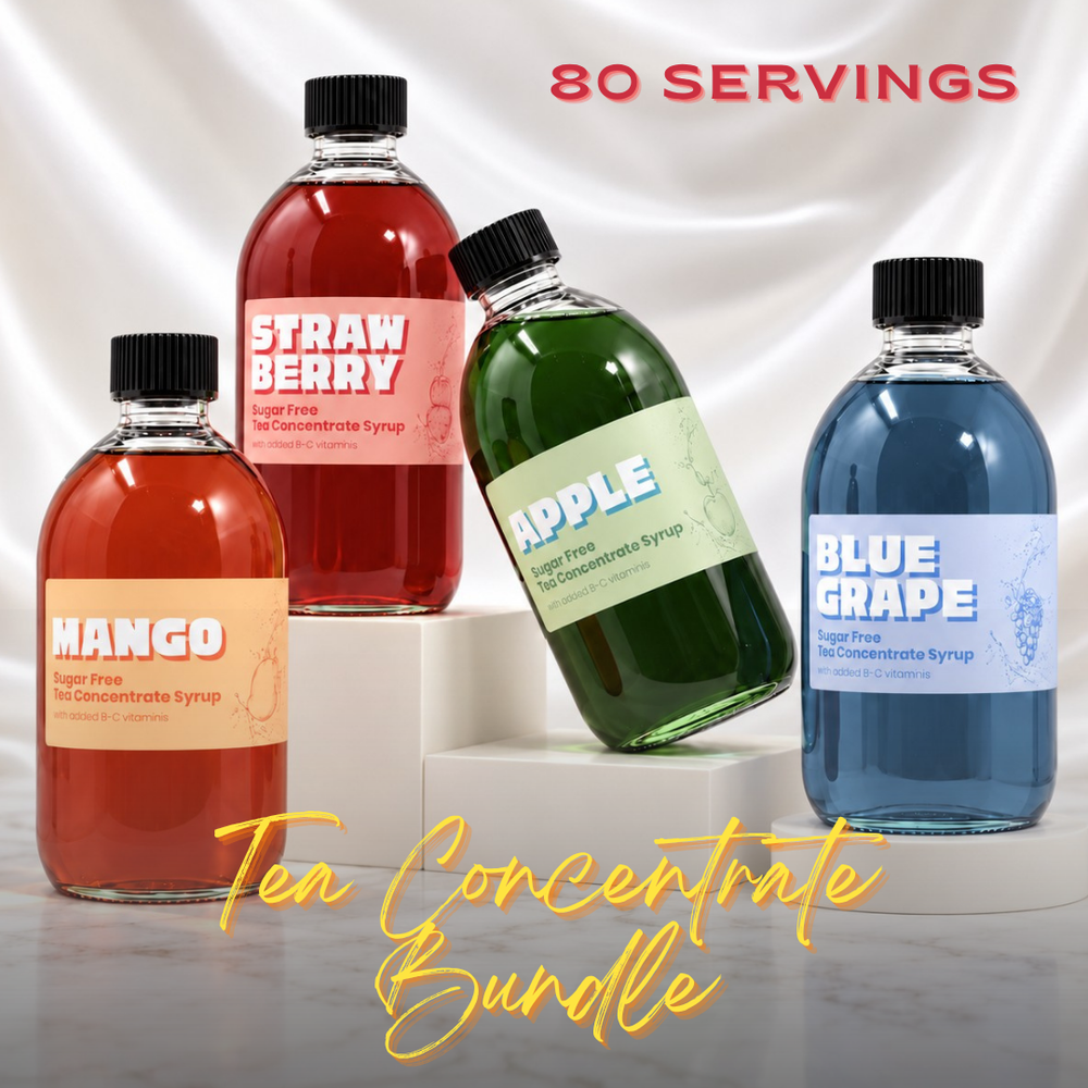 Bundle Box | Tea Concentrate Bundle - 4 x 500ml bottles (serves 80)