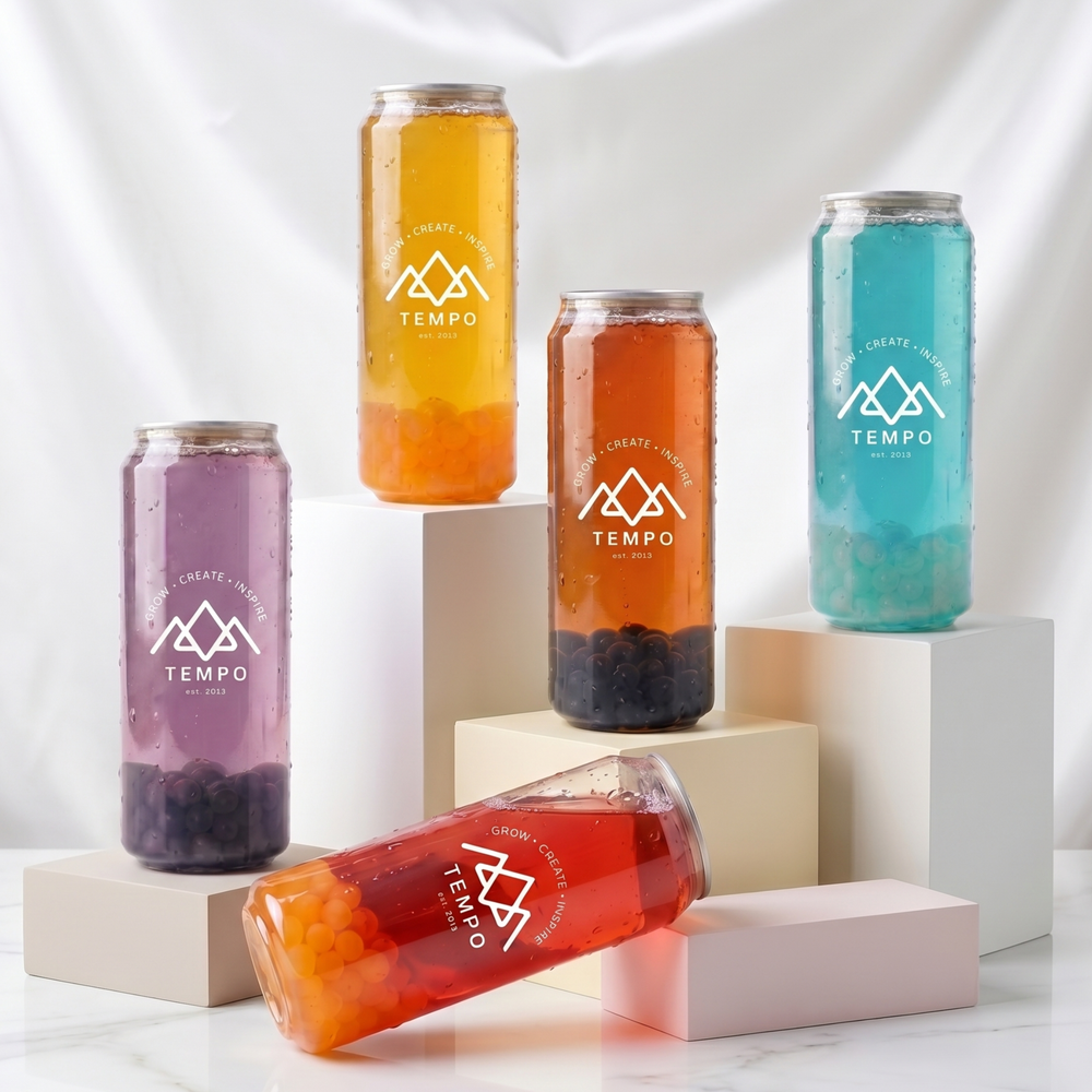 Bubble Tea Cans | Fruity Fun - Mixed 5 Pack (500ml)