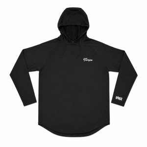 Tempo Bamboo Performance Hoodie - Black (One Size)