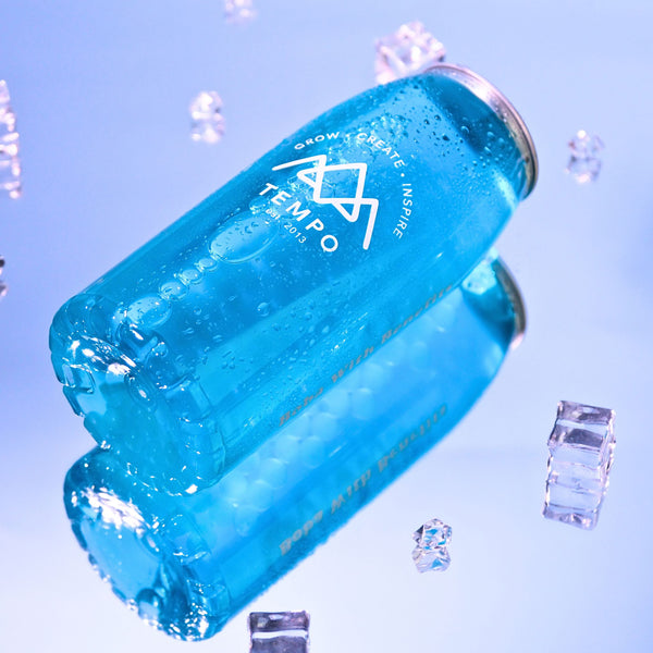 Bubble Tea Cans | Blue Blast - 4 Pack Bubble Tea Tempo Tea Bar 