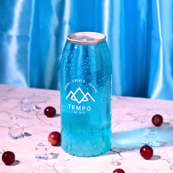 Bubble Tea Cans | Blue Blast - 4 Pack Bubble Tea Tempo Tea Bar 