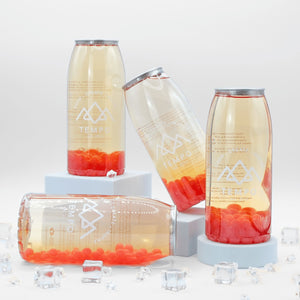 Bubble Tea Cans | Pink Punch - 4 Pack Bubble Tea Tempo Tea Bar 
