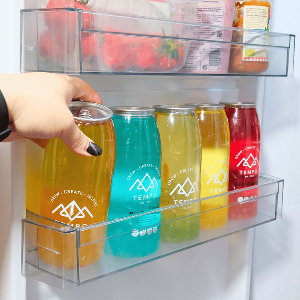 Bubble Tea Cans | Poppin' Paradise (Mango & Apple Fruit Tea with Apple Popping Boba) - 4 Pack Bubble Tea Tempo Tea Bar 