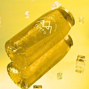 Bubble Tea Cans | Poppin' Paradise (Mango & Apple Fruit Tea with Apple Popping Boba) - 4 Pack Bubble Tea Tempo Tea Bar 