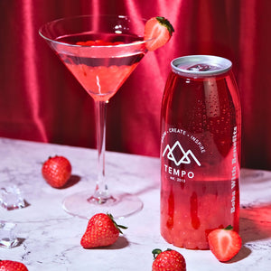 Bubble Tea Cans | Red Reviver - 4 Pack Bubble Tea Tempo Tea Bar 