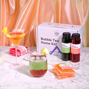 Bubble Tea Kit | Apple & Mango Fruit Tea with Popping Boba (serves 16) Bubble Tea Kit Tempo Tea Bar 