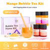 Bubble Tea Kit | Mango Fruit Bubble Tea with Popping Boba Bubble Tea Kit Tempo Tea Bar 