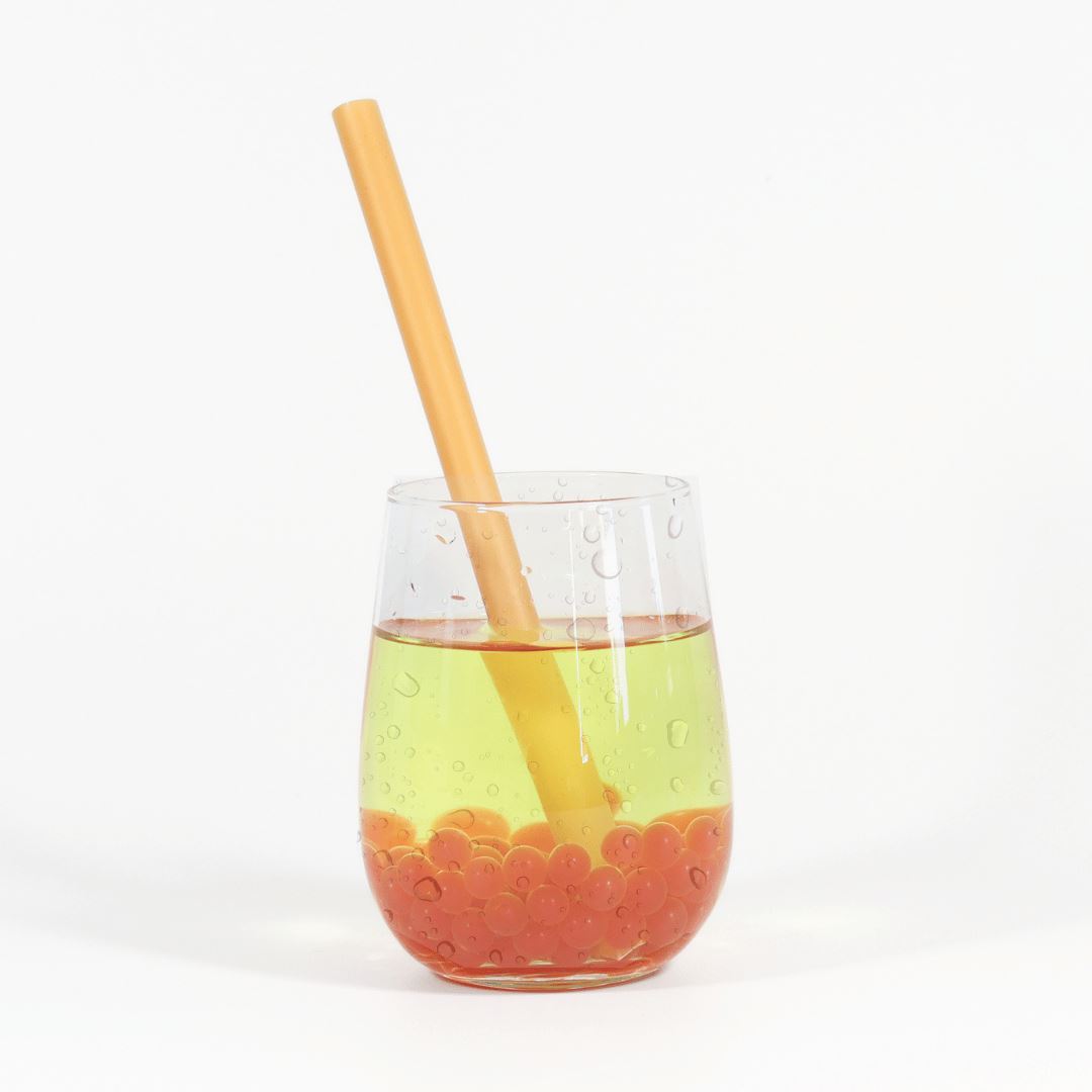 Bubble Tea Kit | Melon Fruit Bubble Tea with Popping Boba Bubble Tea Kit Tempo Tea Bar 