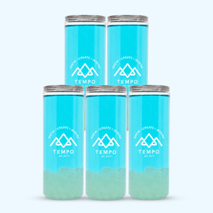 5-pack bubble tea 330ml cans blue grape flavour