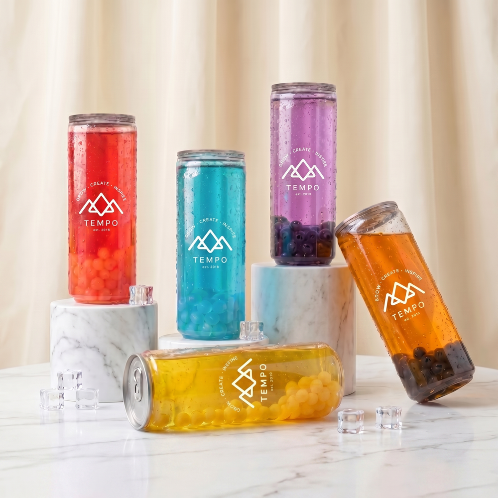 5 pack bubble tea 330ml cans mixed flavour