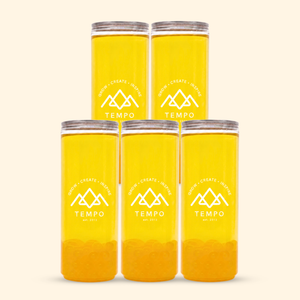 5-pack bubble tea 330ml cans mango flavour