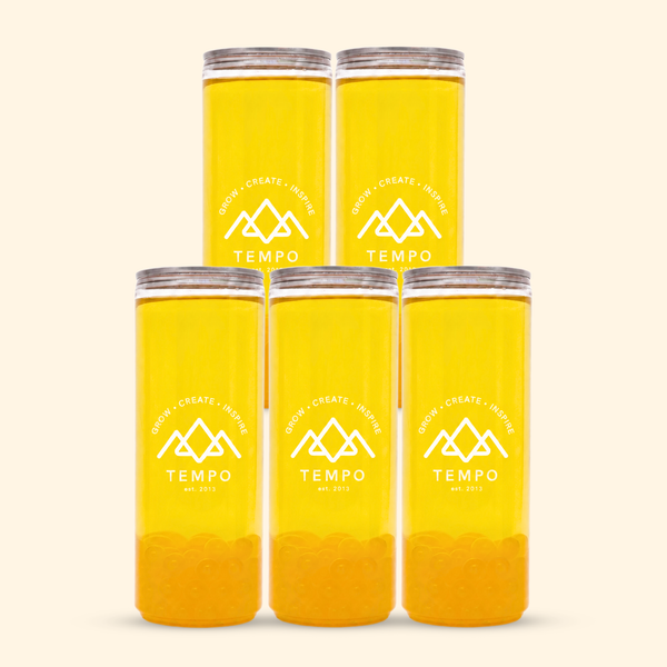 5-pack bubble tea 330ml cans mango flavour