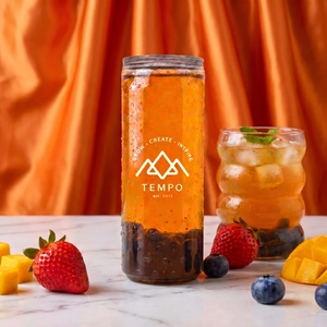 5 pack bubble tea 330ml cans mangoberry flavour