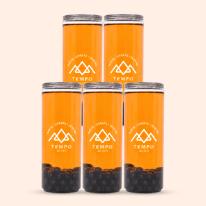 5-pack bubble tea 330ml cans mangoberry flavour