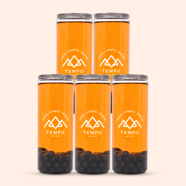 5-pack bubble tea 330ml cans mangoberry flavour