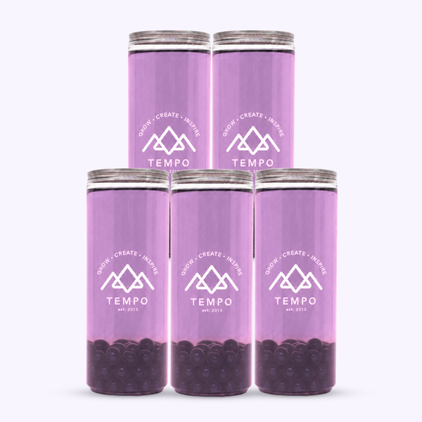 5-pack bubble tea 330ml cans mixed berry flavour
