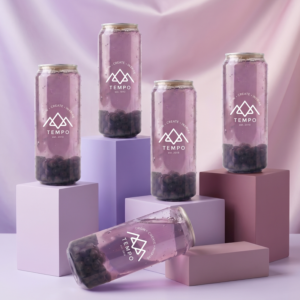 5 pack bubble tea 500ml cans mixed berry flavour