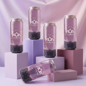 5 pack bubble tea 500ml cans mixed berry flavour