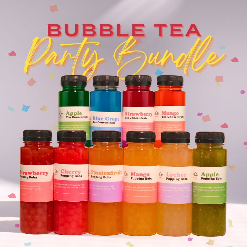 Bundle Box | Bubble Tea Party Pack (serves 30) Bubble Tea Tempo Tea Bar 