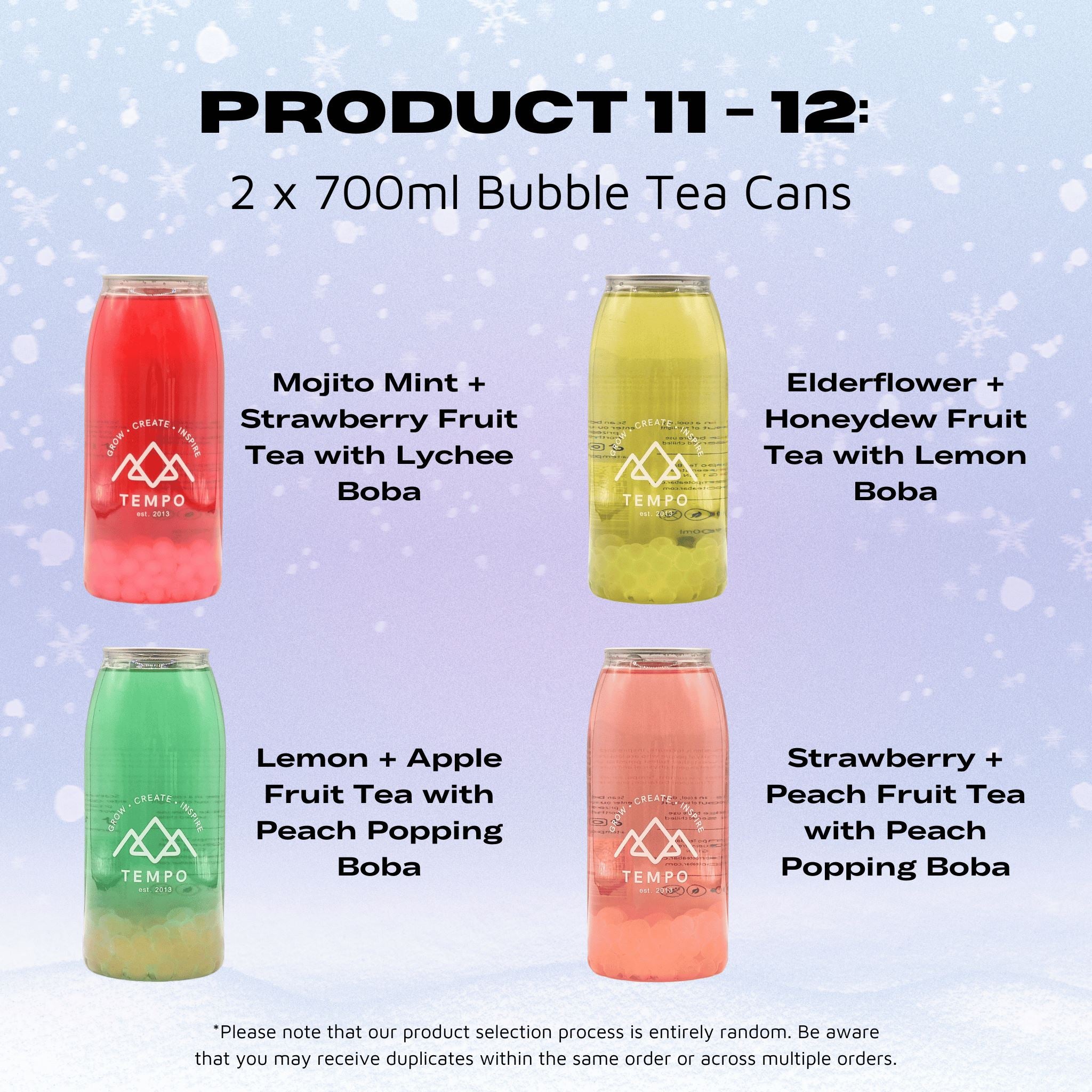 Bundle Box | £20 Mystery Bubble Tea Box Bubble Tea Tempo Tea Bar 