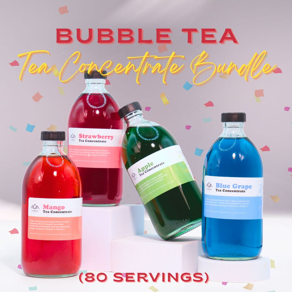 Bundle Box | Tea Concentrate Bundle - 4 x 500ml bottles (serves 80) Tea Concentrate Tempo Tea Bar 