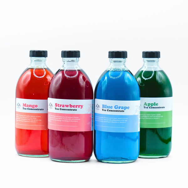 Bundle Box | Tea Concentrate Bundle - 4 x 500ml bottles (serves 80) Tea Concentrate Tempo Tea Bar 