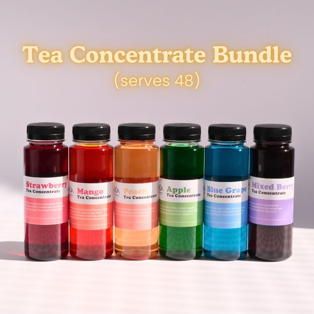 Bundle Box | Tea Concentrate Bundle | 6 bottles (serves 48) Tea Concentrate Tempo Tea Bar 