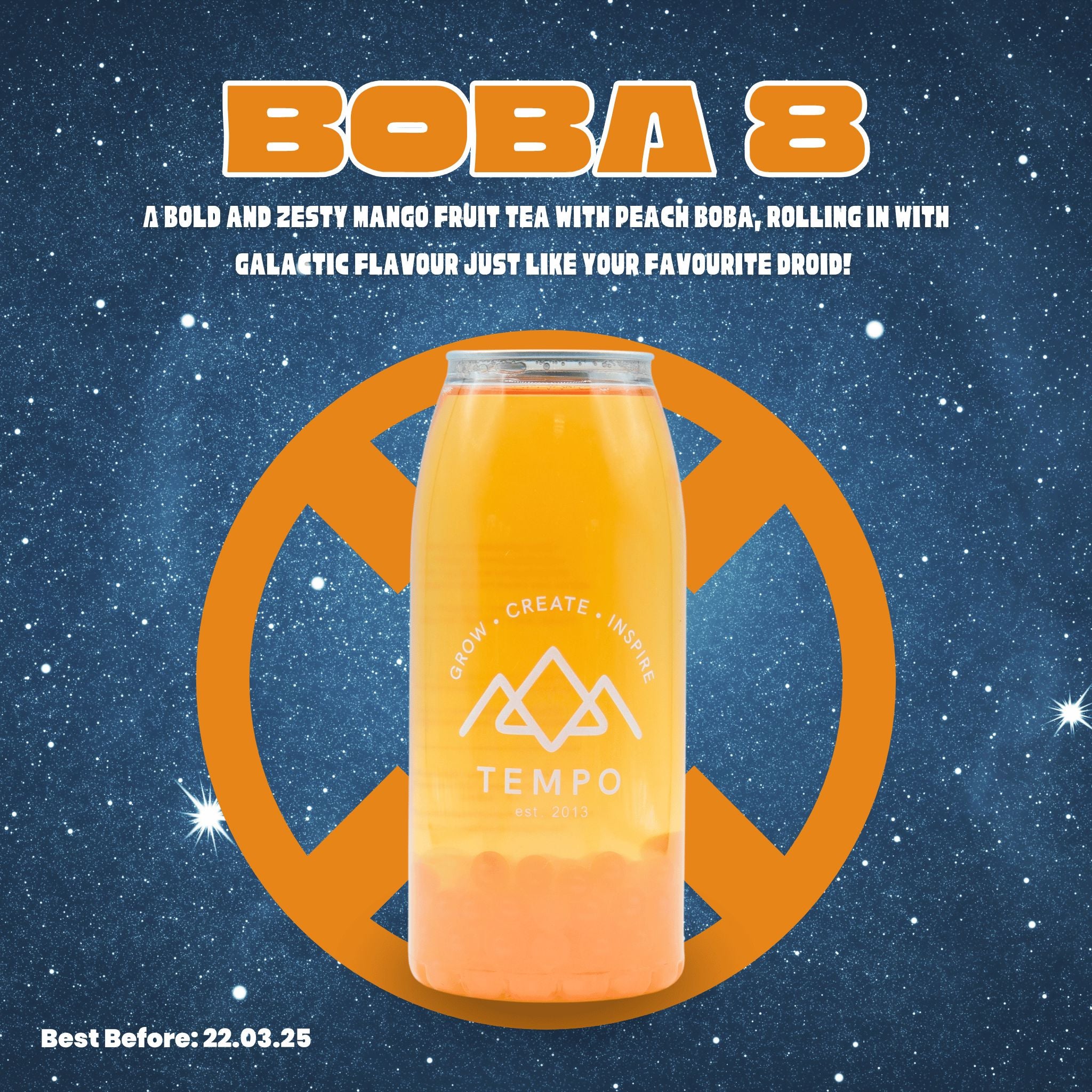 Limited Edition: Galactic Inspired Bubble Tea Cans - Mixed 6 Pack Bubble Tea Tempo Tea Bar 