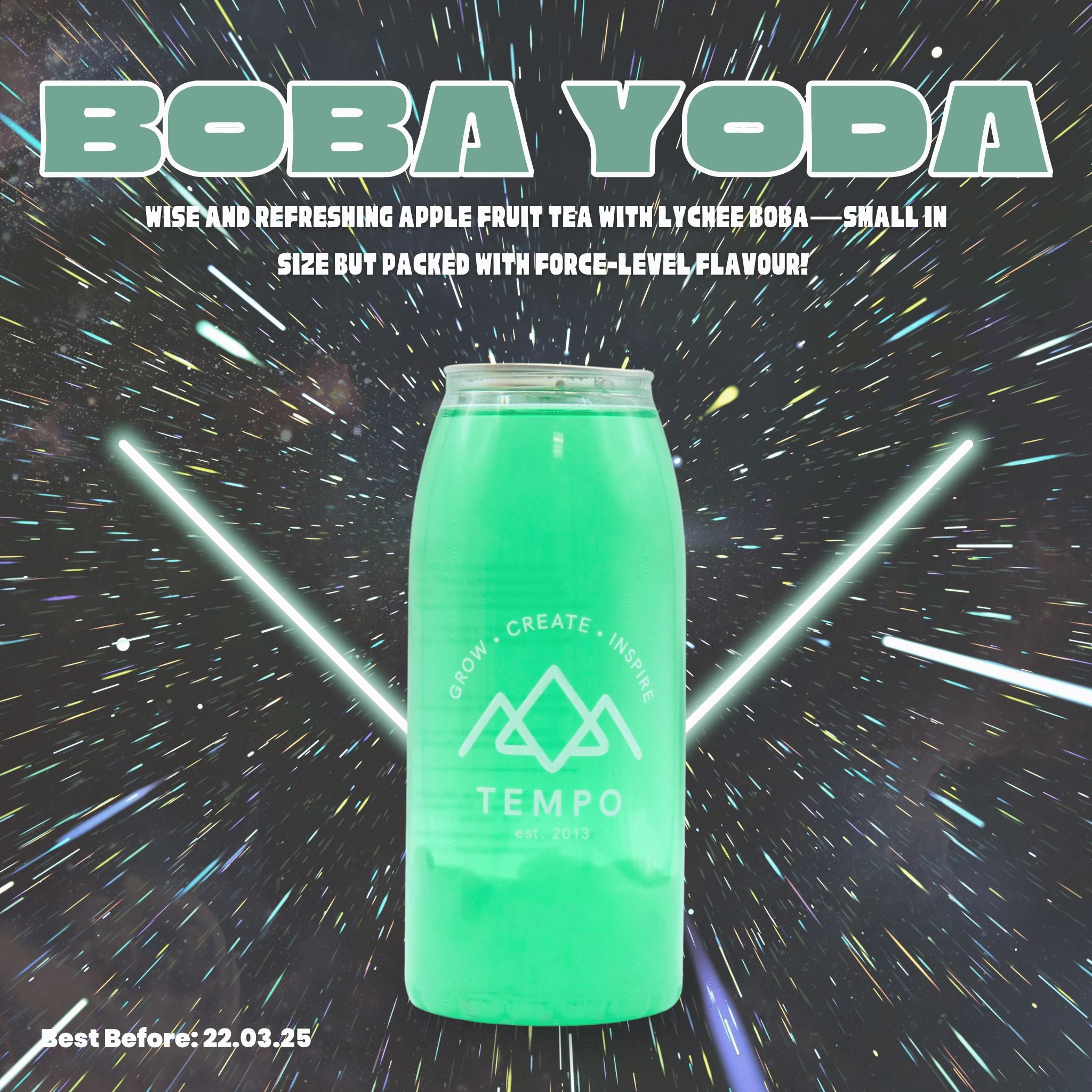 Limited Edition: Galactic Inspired Bubble Tea Cans - Mixed 6 Pack Bubble Tea Tempo Tea Bar 