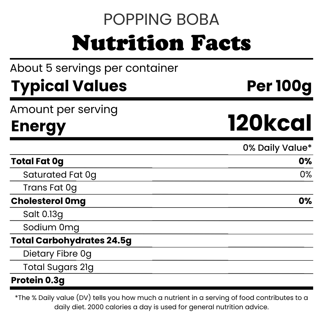 Popping Boba | Boba Bundle - Packs of 3 (serves 15) Popping Boba Tempo Tea Bar 