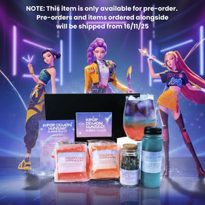 [PRE-ORDER]⚡ K-Pop Demon Huntaaz Bubble Tea Kit (Serves 8) ⚡ Bubble Tea Tempo Tea Bar 
