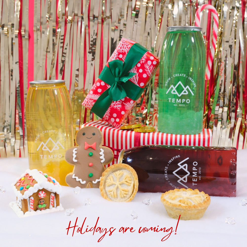 [PRE-ORDER] Limited Edition: Christmas Bubble Tea Cans - 6 Pack Christmas Tempo Tea Bar 