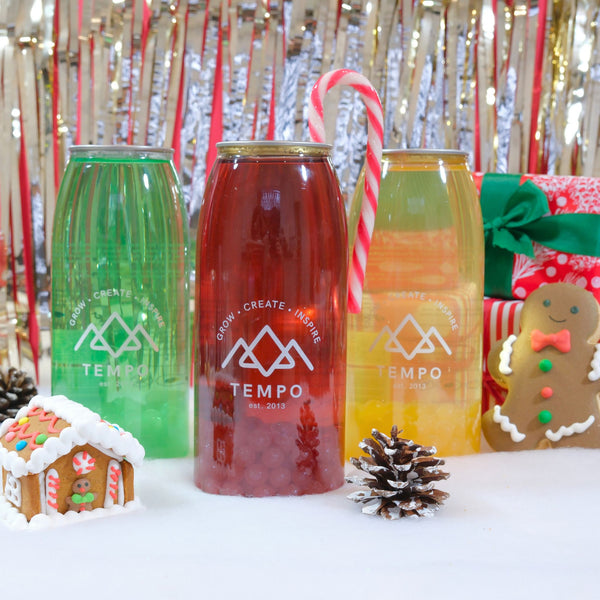 [PRE-ORDER] Limited Edition: Christmas Bubble Tea Cans - 6 Pack Christmas Tempo Tea Bar 