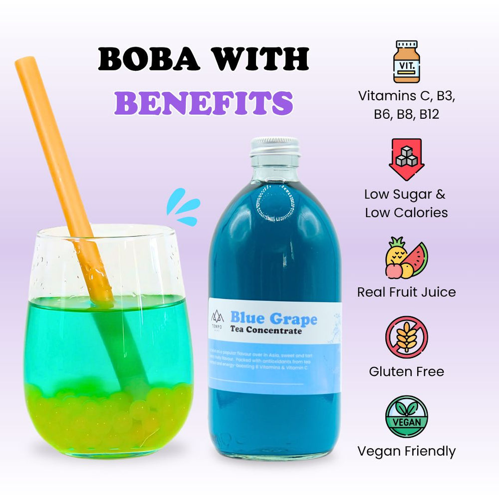 Tea Concentrate | Blue Grape (serves 20) Tea Concentrate Tempo Tea Bar 