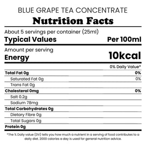 Tea Concentrate | Blue Grape (serves 5) Tea Concentrate Tempo Tea Bar 