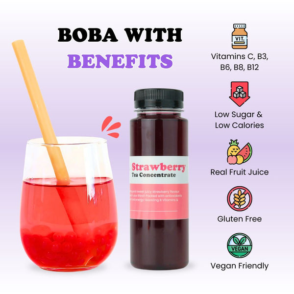 Tea Concentrate | Strawberry (serves 8) Tea Concentrate Tempo Tea Bar 