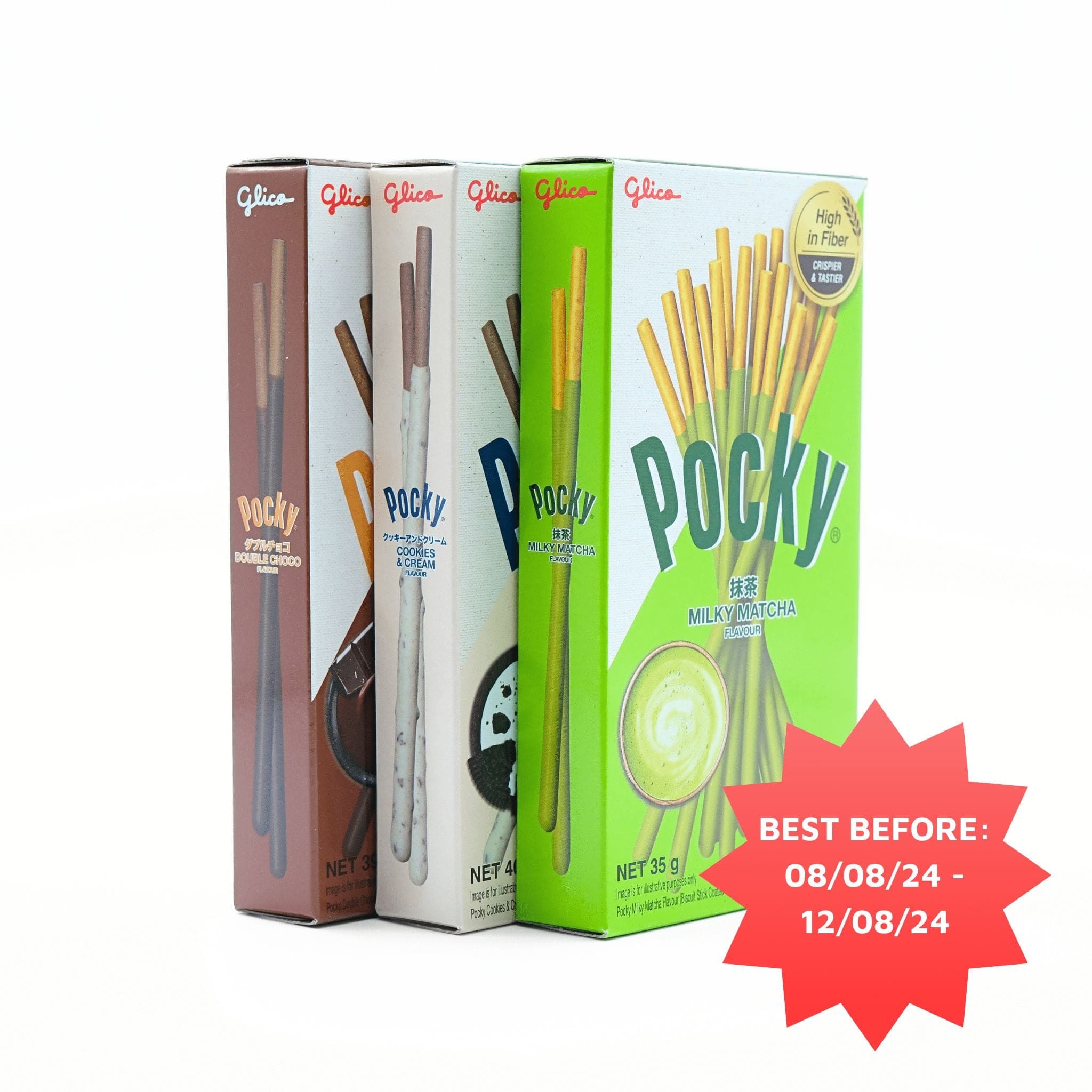 Tempo Pocky Glico Pocky Chocolate Cream Covered Biscuit Sticks