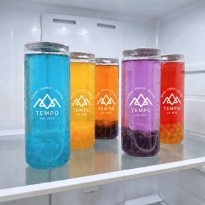 Tempo Tea Bar Bubble Tea Bubble Tea Cans | Fruity Fun - Mixed 5 Pack (330ml)
