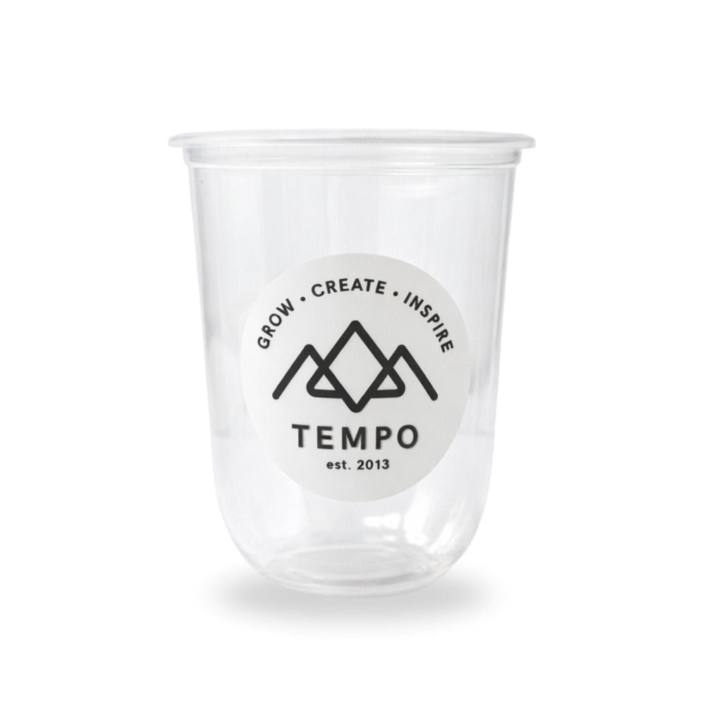 Tempo Tea Bar Bubble Tea Cup Clear Tempo Bubble Tea Cups (500ml) - Packs of 6 or 12