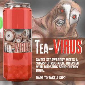 Tempo Tea Bar Bubble Tea Limited Edition: Multiverse Madness 🎮 Bubble Tea Cans (6 x 500ml)