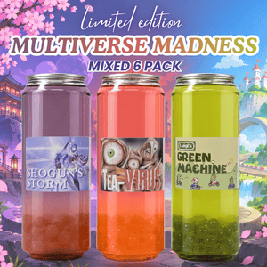 Tempo Tea Bar Bubble Tea Limited Edition: Multiverse Madness 🎮 Bubble Tea Cans (6 x 500ml)