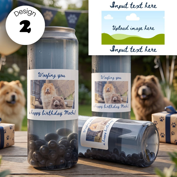 Tempo Tea Bar Bubble Tea Personalised Bubble Tea Cans  | Birthdays, Weddings, Events, Gifting Small (5 x 330ml) / Blue Grape / 2