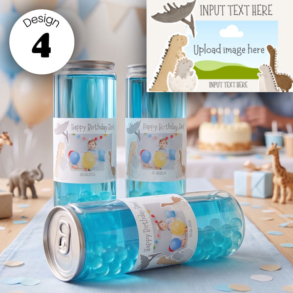 Tempo Tea Bar Bubble Tea Personalised Bubble Tea Cans  | Birthdays, Weddings, Events, Gifting Small (5 x 330ml) / Blue Grape / 4