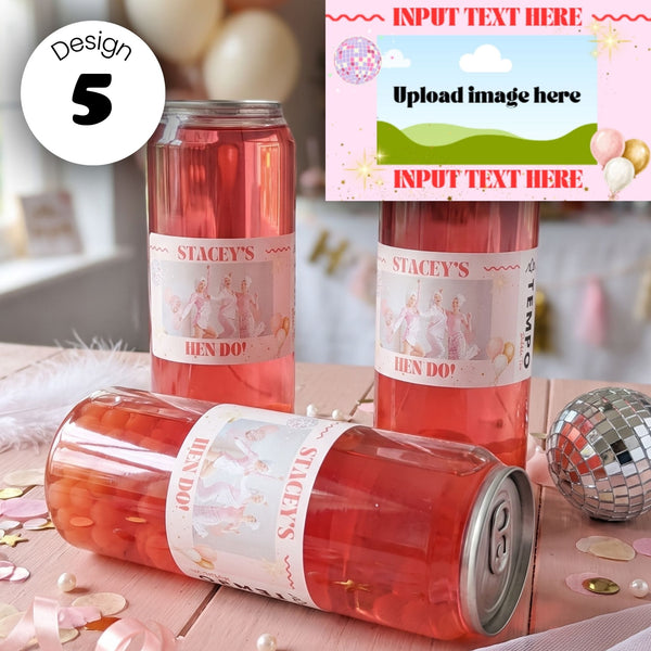 Tempo Tea Bar Bubble Tea Personalised Bubble Tea Cans  | Birthdays, Weddings, Events, Gifting Small (5 x 330ml) / Blue Grape / 5