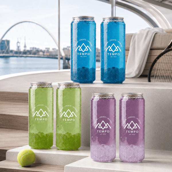 Tempo Tea Bar Bubble Tea SPECIAL: Limited Edition: Summer Games Mixed Bubble Tea Cans (6 x 500ml)